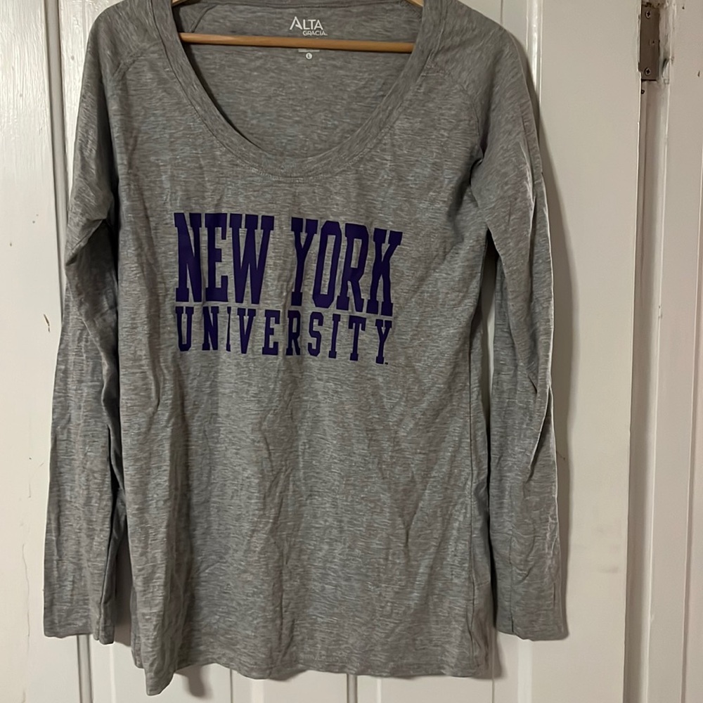 New York university long sleeve